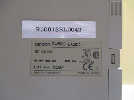 中古 OMRON CV500-LK201 HOST LINK UNIT プログラマブルコントローラー リンクユニット - growdesystem