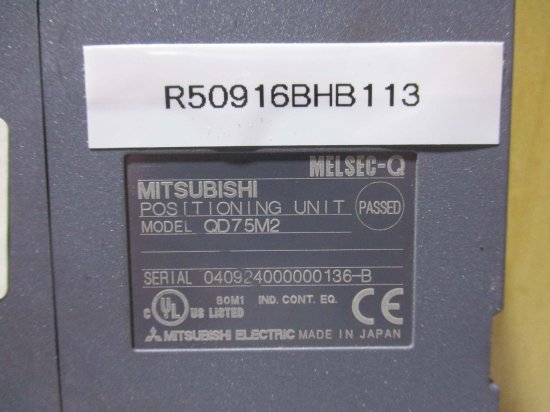 中古 MITSUBISHI POSITIONING UNIT QD75M2 位置決めユニット