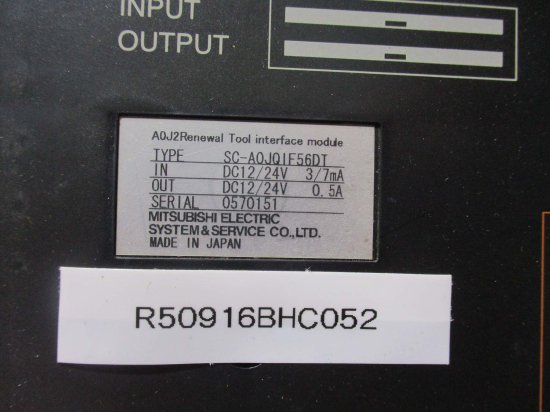 中古 MITSUBISHI A0J2RENEWAL TOOL INTERFACE MODULE SC-A0JQIF56DT インタフェースユニット -  growdesystem