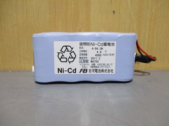 ni cd トップ 蓄電池