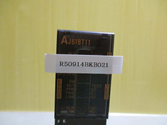 中古 Mitsubishi AJ61BT11 PLC Module CC-Linkシステムマスタ・ローカルユニット - growdesystem