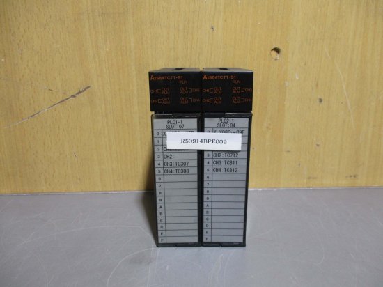 中古 MITSUBISHI TEMPERATURE CONTROL UNIT A1S64TCTT-S1 温度調節