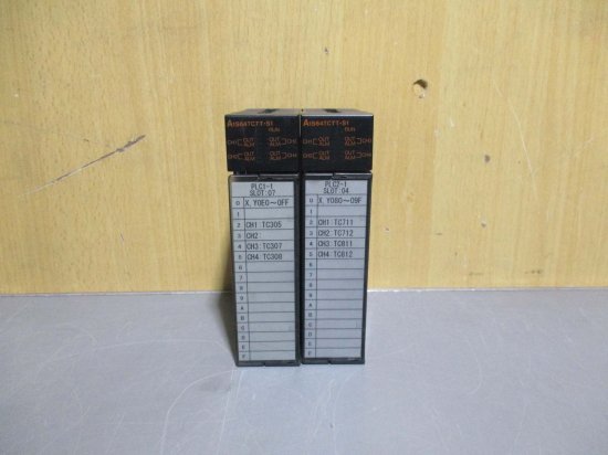 中古 MITSUBISHI TEMPERATURE CONTROL UNIT A1S64TCTT-S1 温度調節