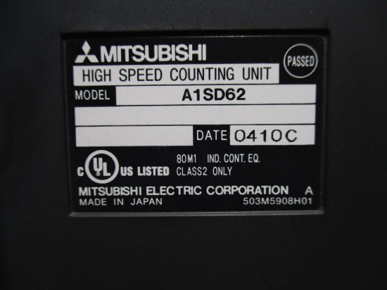 中古 MITSUBISHI A1SD62 三菱 PLC シーケンサ 入力ユニット 2個