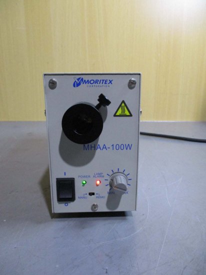 中古MORITEX MHF-V501 ファイバ照明用光源 ハロゲン光源50W モリテックス通電確認 - growdesystem