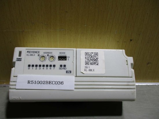 中古 KEYENCE KL-8BLX PLC 省配線中継ネジ端子台 - growdesystem