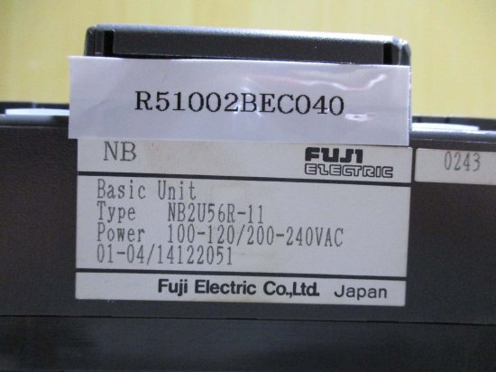 中古 FUJI ELECTRIC NB2U56R-11 PLC Basic Unit - growdesystem