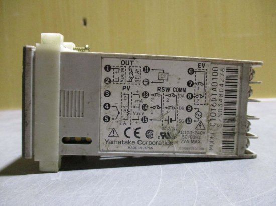 中古 YAMATAKE DIGITAL CONTROLLER SDC10 C10T6DTA0100 デジタル指示調節計 AC100-240 2個 -  growdesystem