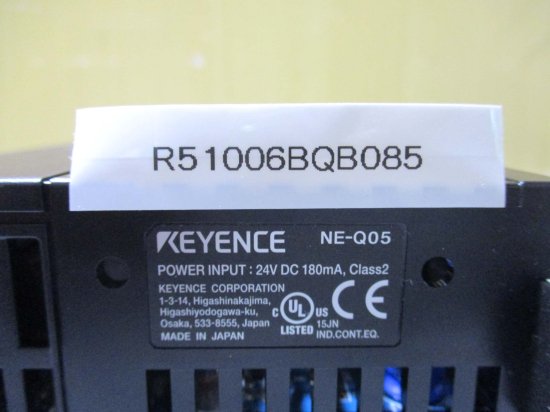 中古KEYENCE NE-Q05 EtherNet/IP対応イーサネットスイッチ5ポート - growdesystem