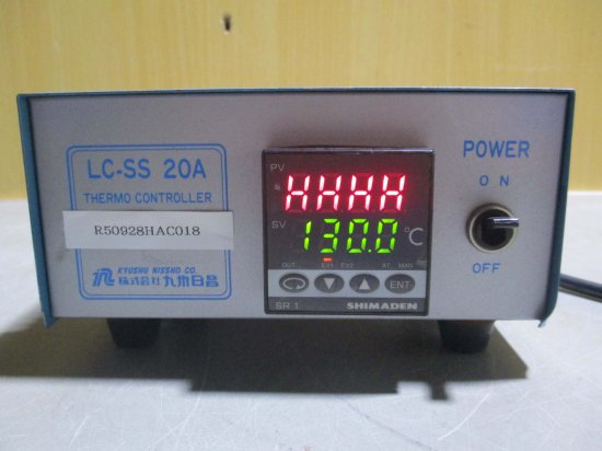 中古 KYUSHU 卓上形温度調節器 LC-SS 20A ＜通電OK＞ - growdesystem