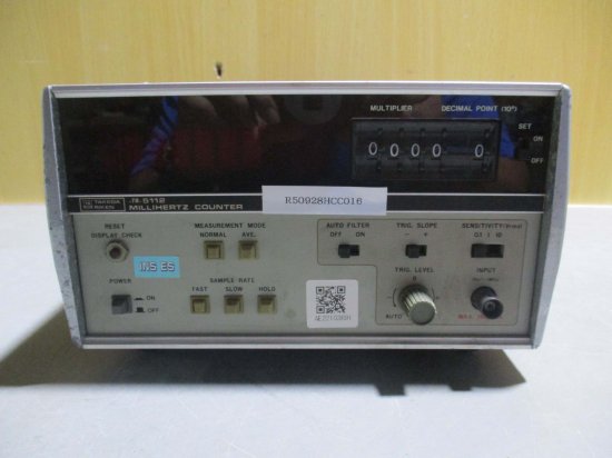 中古 TAKEDA RIKEN TR-5112 TR5112 AUTO MILLIHERTZ COUNTER - growdesystem