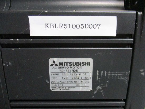 中古 MITSUBISHI 三菱電機 HC-SF102B サーボモーター - growdesystem