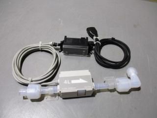  KEYENCE FLOW SENSOR FD-F04/FD-V75A ʬΥ ή̥