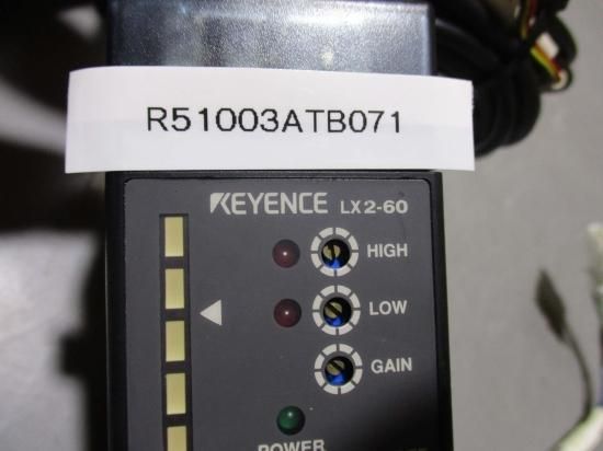 中古 KEYENCE LX2-60/LX2-100R/LX2-100T レーザセンサ セット