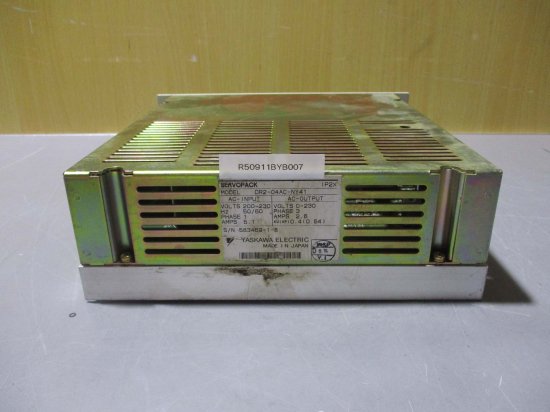 中古 YASKAWA サーボパック 安川電機 SERVOPACK DR2-04AC-NY41 400W(R50911BYB008)