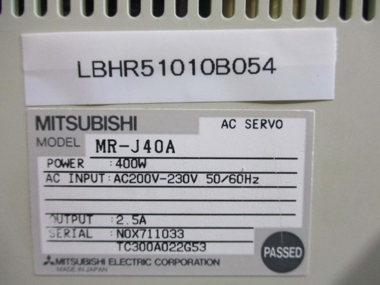 中古 Mitsubishi MR-J40A Servo Drive 400W 200-230V 50/60Hz 2.5A - growdesystem