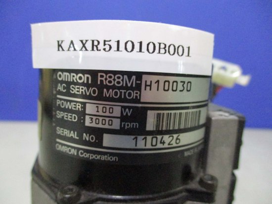 中古 Omron R88M-H10030 AC Servo Motor 100W 3000rpm - growdesystem