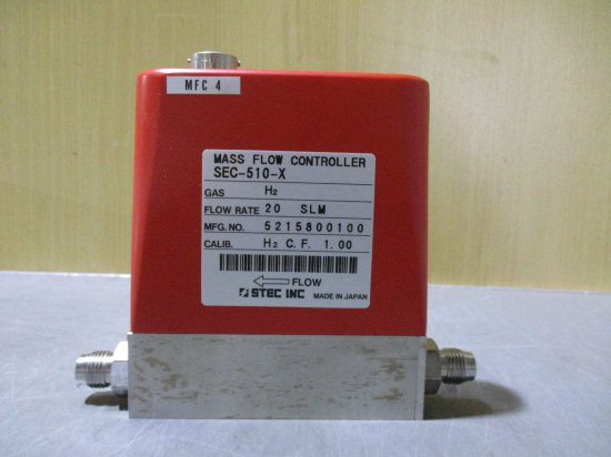 中古 STEC INC MASS FLOW CONTROLLER SEC-510-X マスフローコントローラ - growdesystem