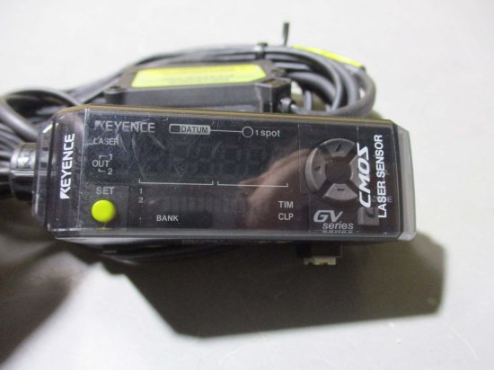 中古 KEYENCE CMOS LASER SENSOR GV-22/GV-H130 レーザセンサ セット - growdesystem