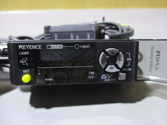 中古 KEYENCE CMOS LASER SENSOR GV-22/GV-H130 レーザセンサ セット - growdesystem