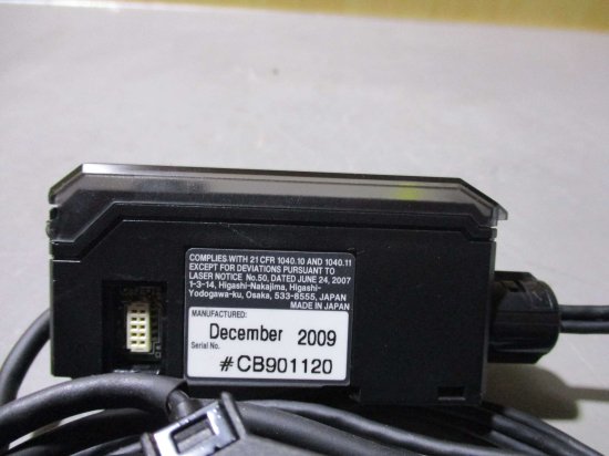 中古 KEYENCE CMOS LASER SENSOR GV-22/GV-H130 レーザセンサ セット - growdesystem