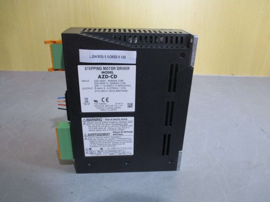 中古ORIENTAL STEPPING MOTOR DRIVER AZD-CD ステッピングモータードライブ - growdesystem