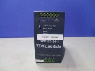TDK Lambda DPP120-24-1 Din Power Supply Industrial Relay 24v DC 120w 115 230v 
