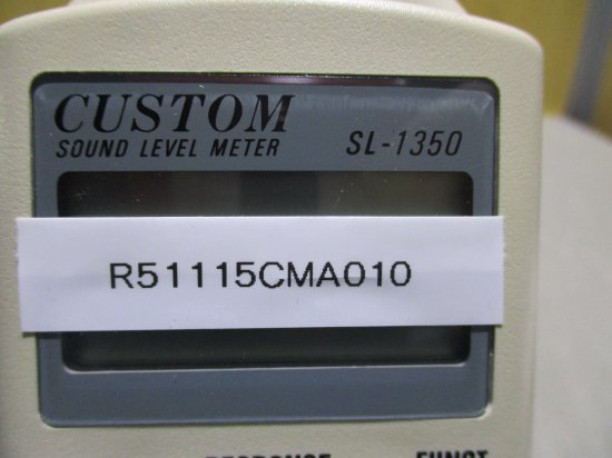 中古 デジタル騒音計 SL-1350 CUSTOM SOUND LEVEL METER - growdesystem