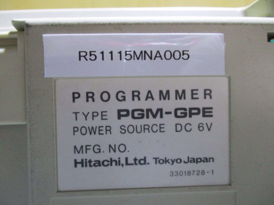 中古 HITACHI PGM-GPE PLC PROGRAMMING DEVICE ＜通電OK> - growdesystem