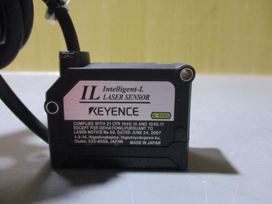 中古KEYENCE CMOSレーザアプリセンサ センサヘッド IL-S065 - growdesystem