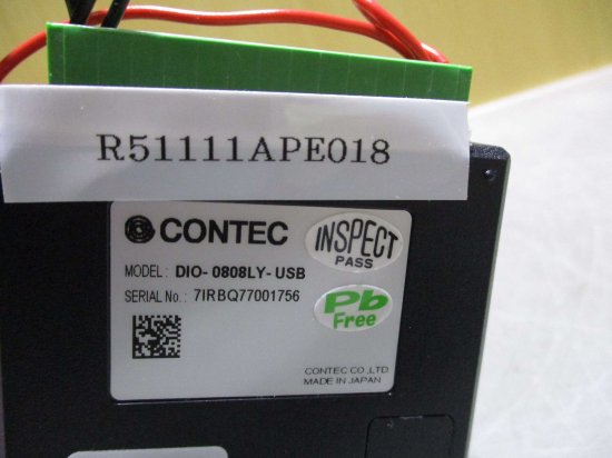 新古絶縁型デジタル入出力ターミナル Contec DIO-0808LY-USB 