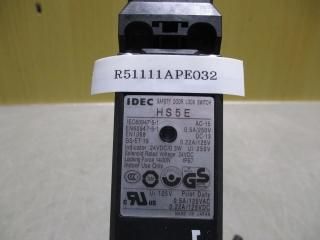 IDEC HS5E-F7Y ΥհåHS5E-F7Y AC-15 0.75A/250V DC-13 0.22A/125V 2.3A/30V