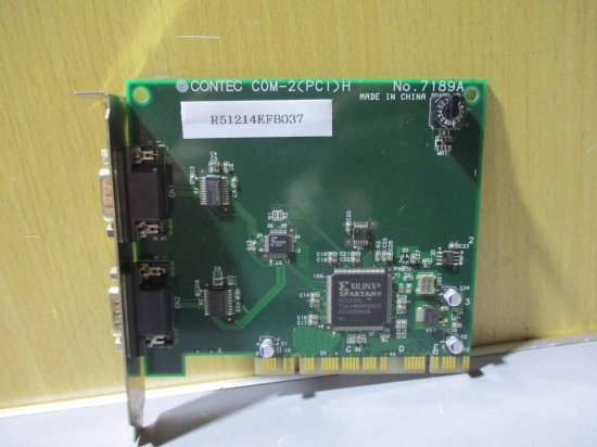 中古 CONTEC COM-2(PCI)H 7189A シリアル通信ボード - growdesystem