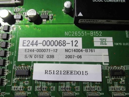 M3。電子部品 長期在庫品(15個) 新品同様。未使用. マザーボード 中古 TEL マザーボード E2B023-11/ECUM E244-000068-12 NC26551