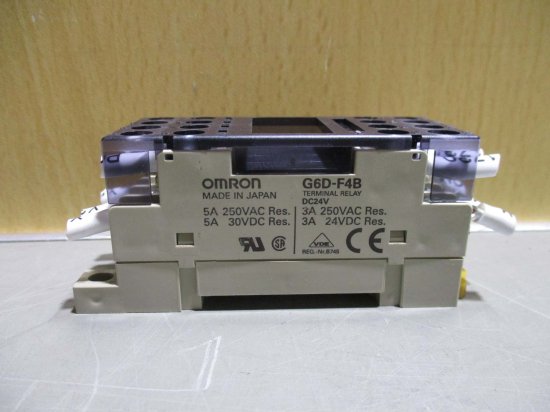 中古 OMRON TERMINAL RELAY G6D-F4B ターミナルリレー 16個 - growdesystem