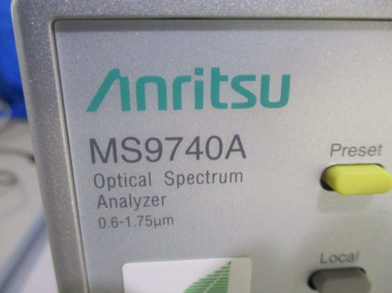 中古Anritsu(アンリツ)の光スペクトラムアナライザ MS9740A 通電確認 - growdesystem