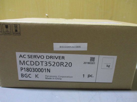 新古 Panasonic MCDDT3520R20 MINAS A4 Family Servo Driver