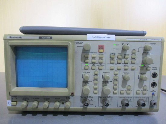 中古Panasonic VP-5540A 400MHz 4ch アナログ・オシロスコープ - growdesystem