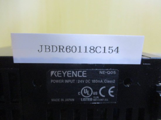 中古 KEYENCE NE-Q05 EtherNet/IP対応イーサネットスイッチ5ポート - growdesystem