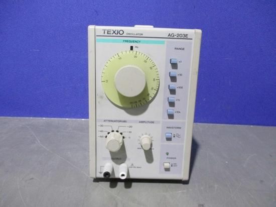 中古 TEXIO OSCILLATOR AG-203E ＜送料別＞ 通電OK - growdesystem