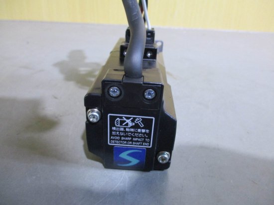 中古 MITSUBISHI AC SERVO MOTOR HC-MFS13B AC サーボモータ 100W - growdesystem