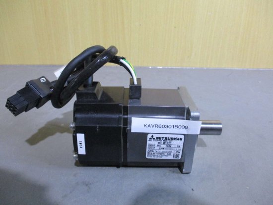 中古 MITSUBISHI AC SERVO MOTOR HC-MFS23 200W AC サーボモータ - growdesystem