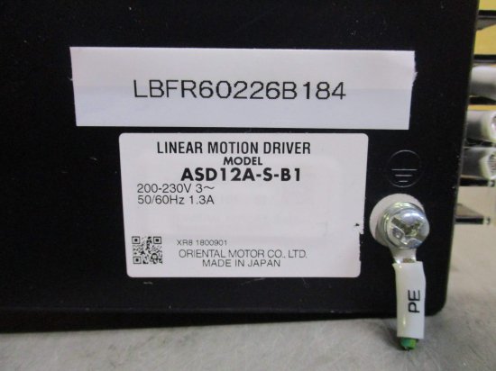 中古ORIENTAL MOTOR αSTEP用ドライバ ASD12A-S-B1 - growdesystem