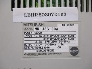 MITSUBISHI AC SERVO MR-J2S-20A ܥ 200W
