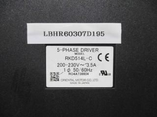 ORIENTAL MOTOR RKD514L-C 5-PHASE DRIVER ƥåԥ󥰥⡼ѥɥ饤