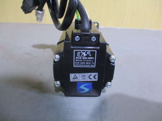 中古 MITSUBISHI AC SERVO MOTOR HC-MFS43 400W AC サーボモータ - growdesystem