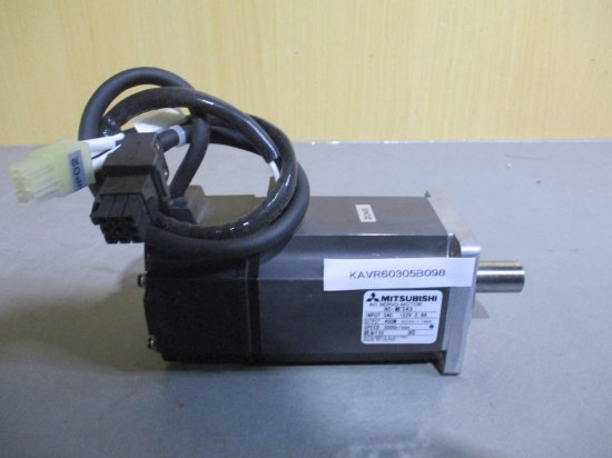 中古 MITSUBISHI AC SERVO MOTOR HC-MFS43 400W AC サーボモータ - growdesystem