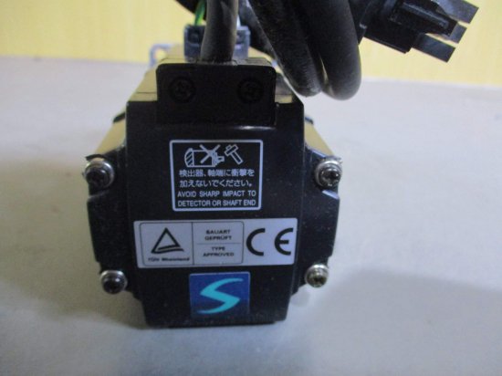 中古 MITSUBISHI AC SERVO MOTOR HC-MFS43 400W AC サーボモータ - growdesystem