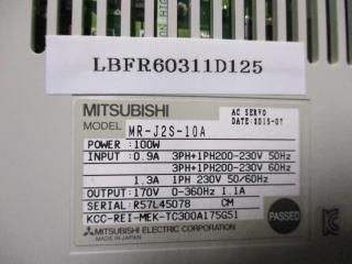 MITSUBISHI AC SERVO MR-J2S-10A ܥ 100W