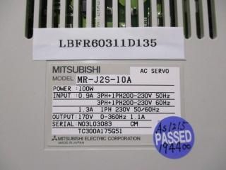 MITSUBISHI AC SERVO MR-J2S-10A ܥ 100W